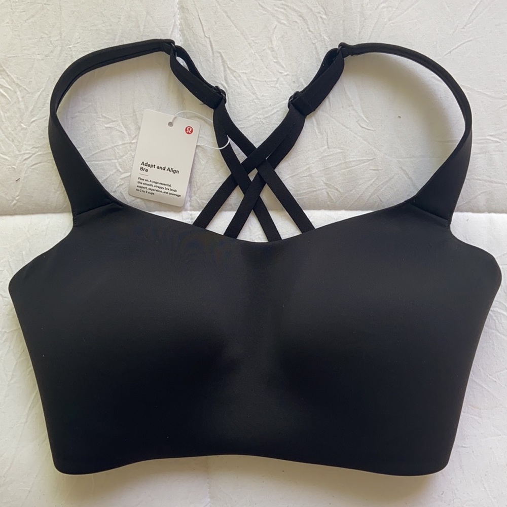 🆕WT! Lululemon | Adapt and Align Bra | Black | Brand New Tags Attached - Picture 9 of 10